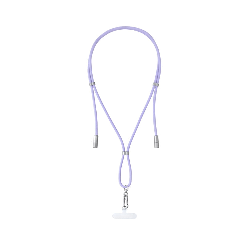 Intenso Nylon USB C-C Cell Phone Charging Lanyard 1.6m 60W Purple