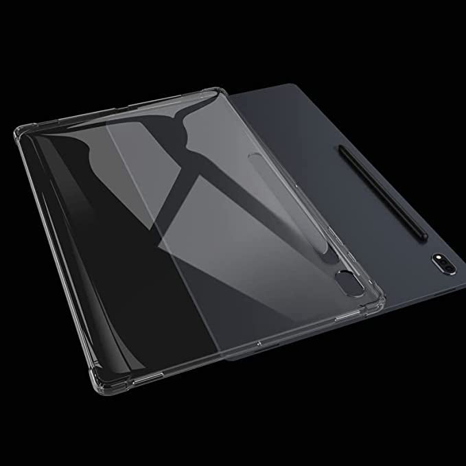 Clear Soft TPU Cover For Samsung Galaxy Tab S7 ShockProof Bumper Case-www.firsthelptech.ie