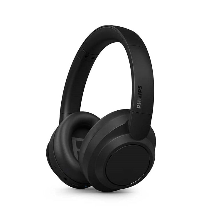 Philips 6000 Series TAH6509BK/00 Light Weight 70H Dynamic Bass ANC BT Headphones Black