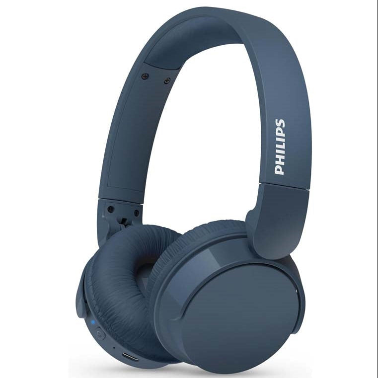 Philips 4000 Series TAH4209BL/00 Light Weight 55H Dynamic Bass BT Headphones Blue