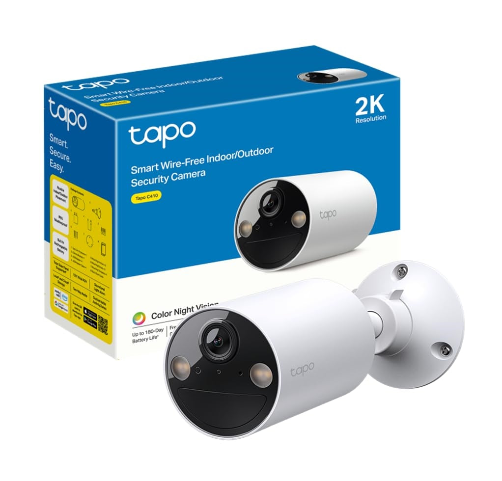 Tp-Link Tapo C410 Smart Wire-Free Indoor / Outdoor Security Camera