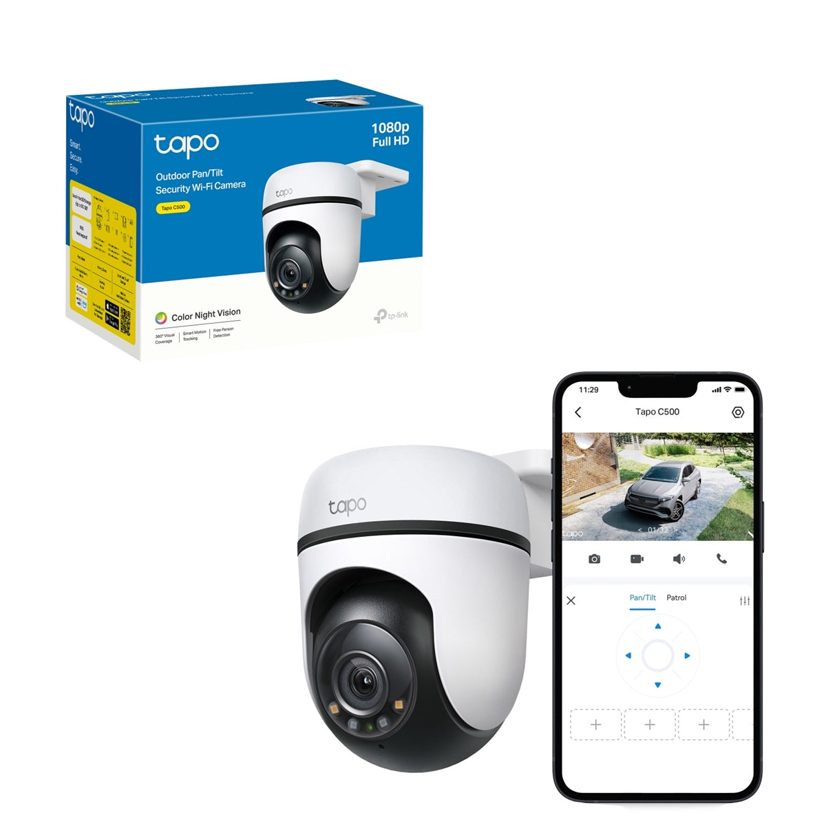 TP-LINK Tapo C500 Tapo Outdoor Pan / Tilt Security Wi-Fi Camera