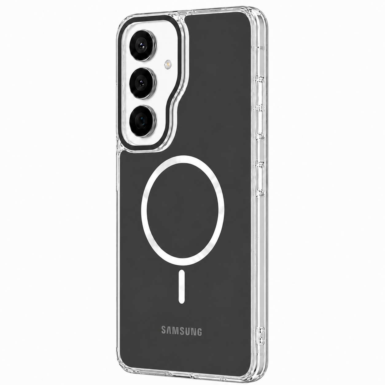 For Samsung Galaxy S26 Macaron Magsafe Case With Camera Stand Black