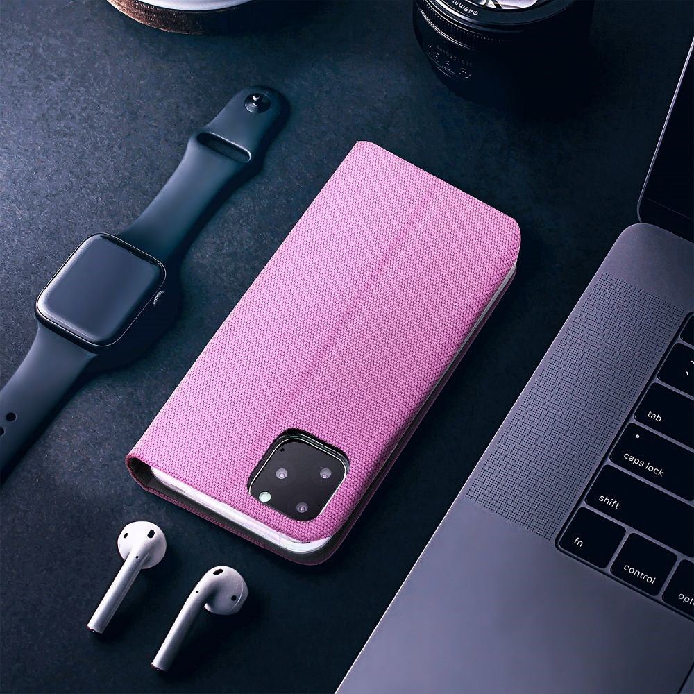 For Samsung Galaxy A15 4G / 5G Sensitive Dual Shade Premium Wallet Case Pink-www.firsthelptech.ie