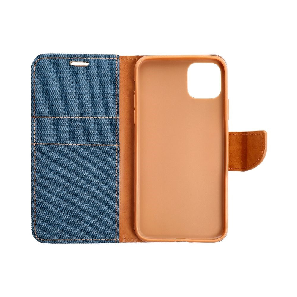 For Samsung Galaxy A15 4G / 5G Canvas Dual Shade Wallet Case Blue-www.firsthelptech.ie