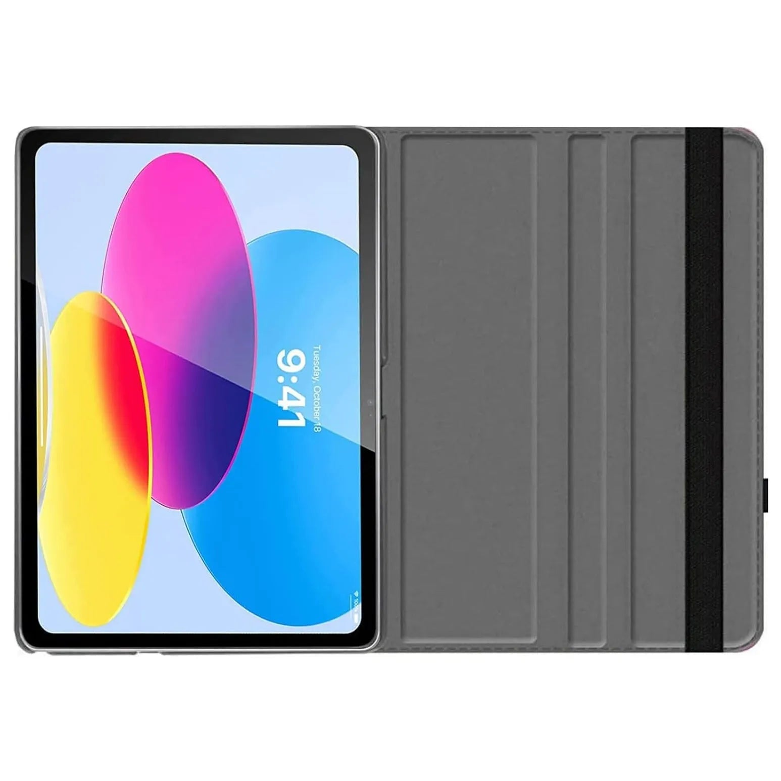 For Apple iPad 2025 11th Gen Tablet Case 360 Rotating PU Leather Cover - Blue