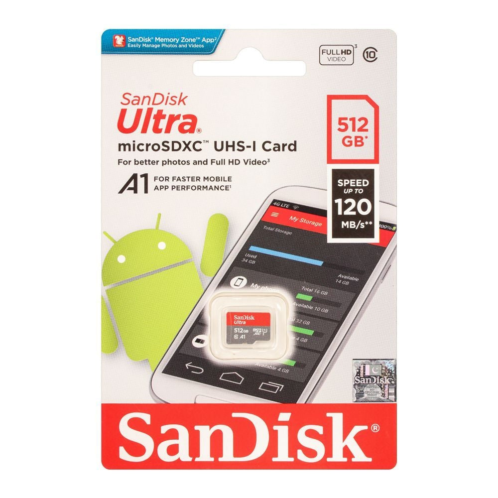 Sandisk Ultra Micro SDXC 150MB/S 512GB