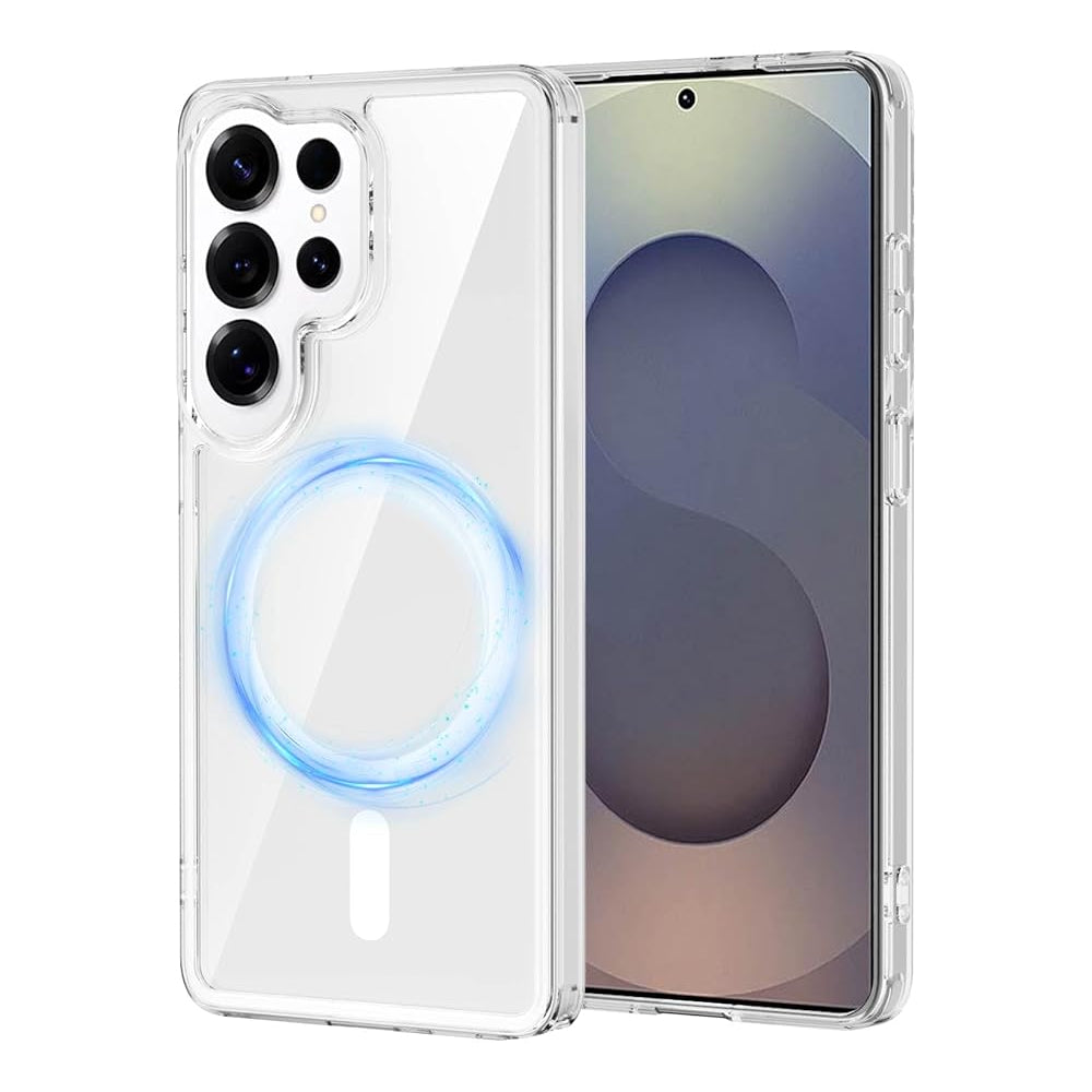 For Samsung Galaxy S26 Ultra Crystal Magnetic Magsafe Case