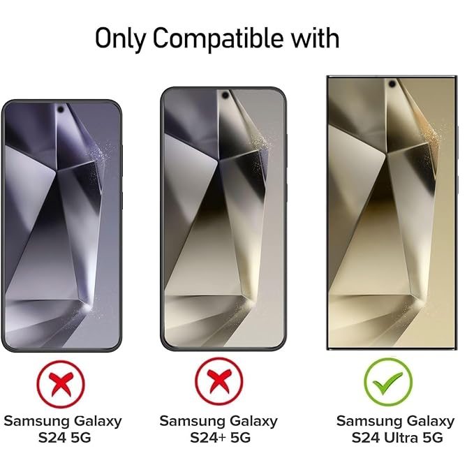 For Samsung Galaxy S24 Ultra Full Coverage 9D Tempered Glass-www.firsthelptech.ie