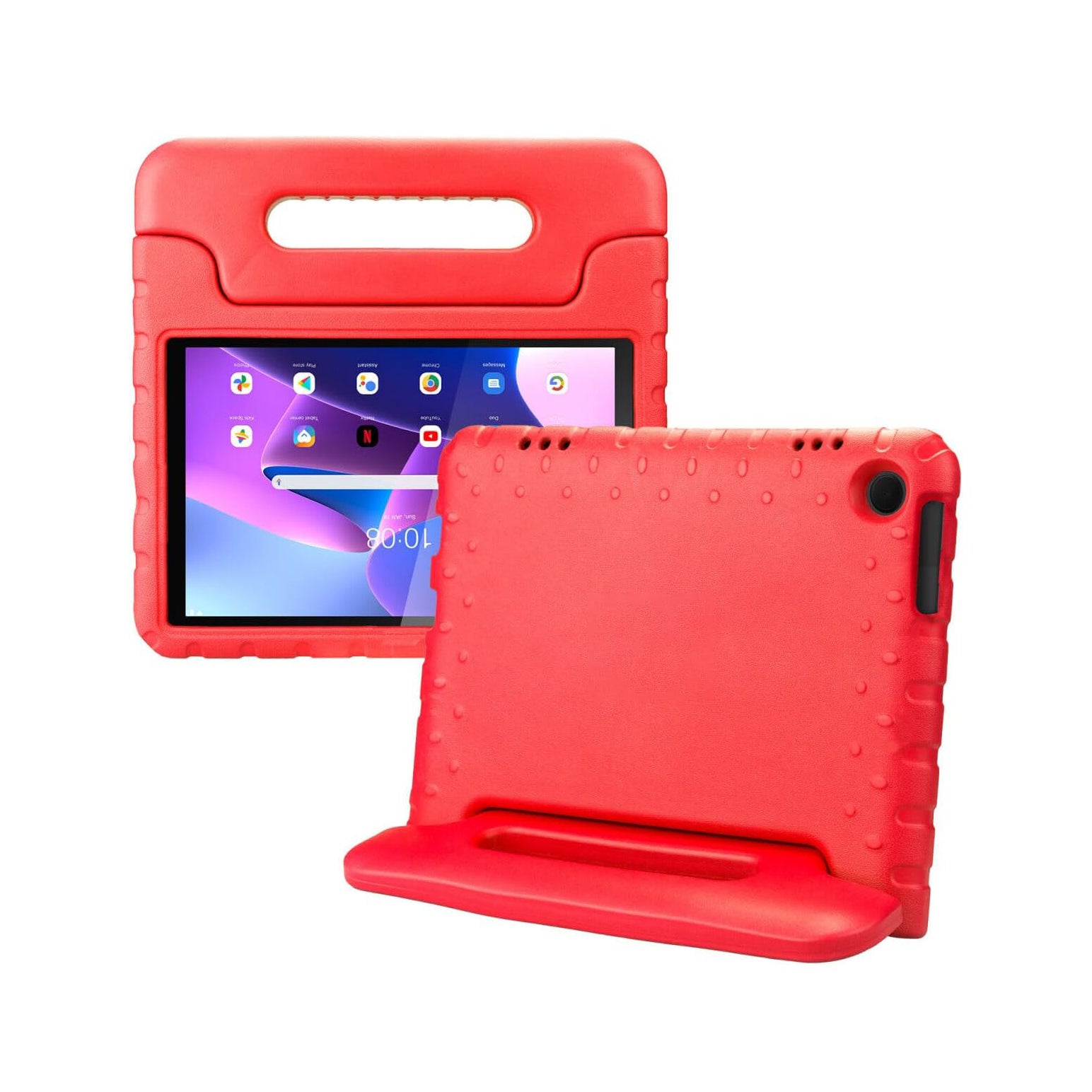 For Lenovo Tab M10 3rd Gen TB328FU / TB328XU Kids Case Shockproof Cover With Stand - Red