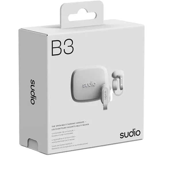 Sudio B3 Wireless Earbuds White