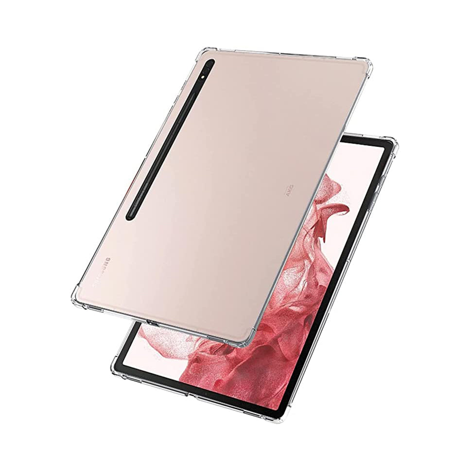 Clear Soft TPU Cover For Samsung Galaxy Tab S8 Plus ShockProof Bumper Case-www.firsthelptech.ie