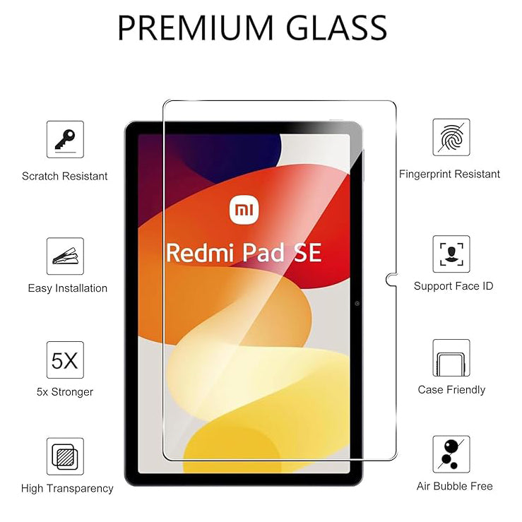 For Xiaomi Redmi Pad SE Tempered Glass Screen Protector