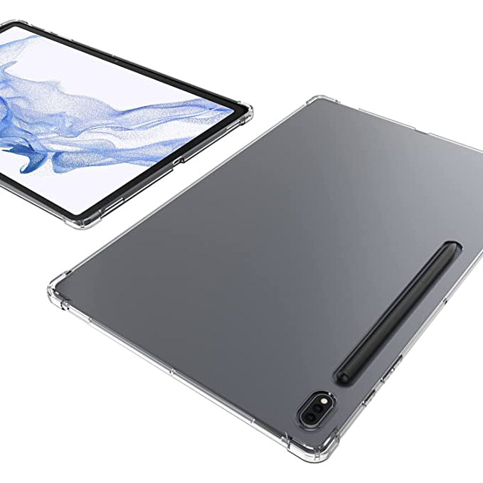 Clear Soft TPU Cover For Samsung Galaxy Tab S7 ShockProof Bumper Case