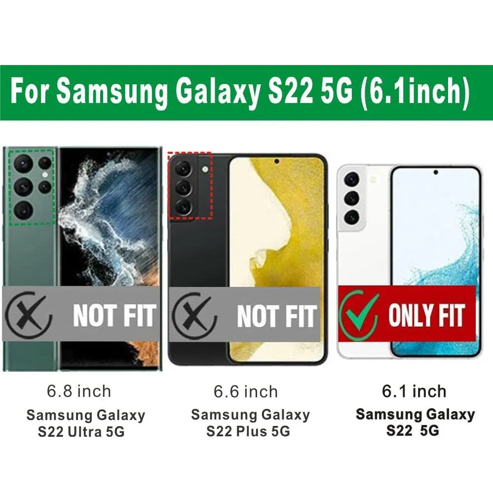 For Samsung Galaxy S22 Case Cover Clear ShockProof Soft TPU Silicone