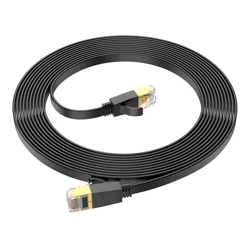 Hoco US07 Cat6 RJ45 Eneral Pure Copper Flat LAN Ethernet Network Cable 5M