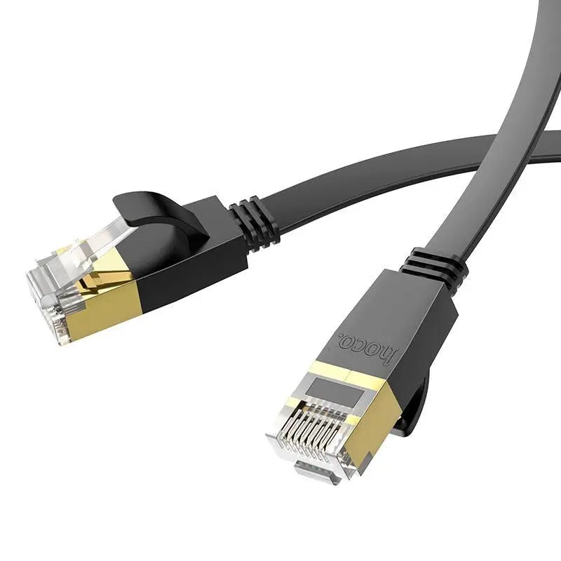 Hoco US07 Cat6 RJ45 Eneral Pure Copper Flat LAN Ethernet Network Cable 5M