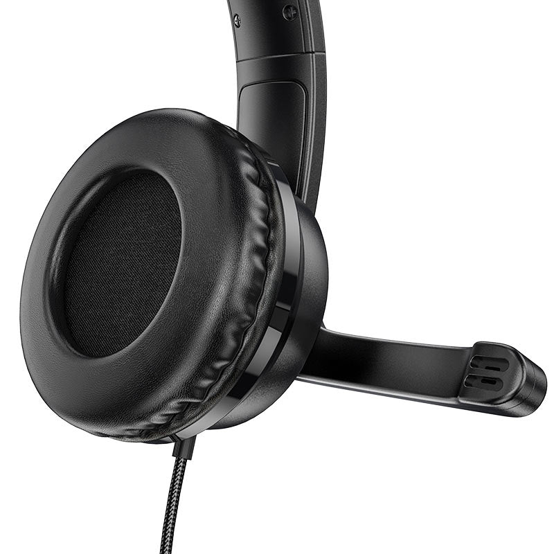 Hoco W103 Magic Tour With Omni-Directional Microphone Gaming Headset Black