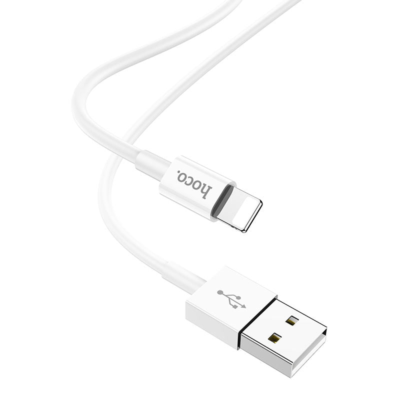 Hoco X64 Lightweight ABS Connector Lightning Cable 1M White