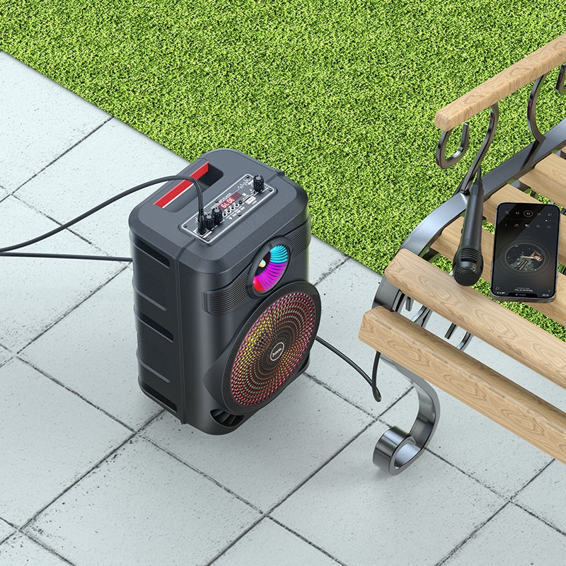 Hoco BS46 Mature Portable Outdoor 10W Bluetooth Speaker Black