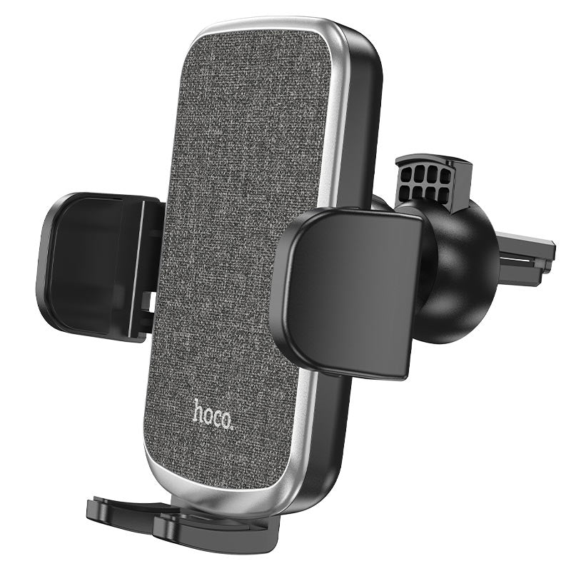 Hoco CA94 Polaris Premium In-Car Air Vent Phone Holder Black-www.firsthelptech.ie