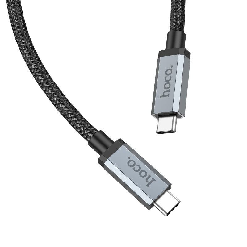 Hoco US06 USB3.2 PD 20Gbps Type-C to C Data Cable 100W 2M Black