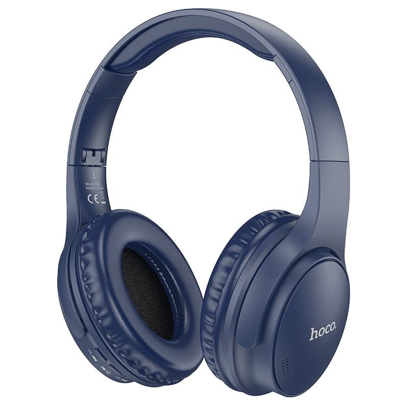 Hoco W40 Foldable Built in MP3 BT V5.3 Headphone Blue