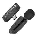 Hoco L15 Type-C Crystal Lavalier Wireless Digital Microphone Black