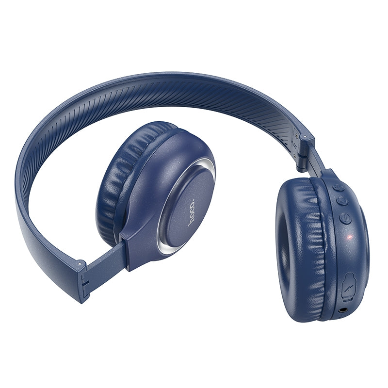 Hoco W41 Lightweight Bluetooth Stereo Headphones Blue