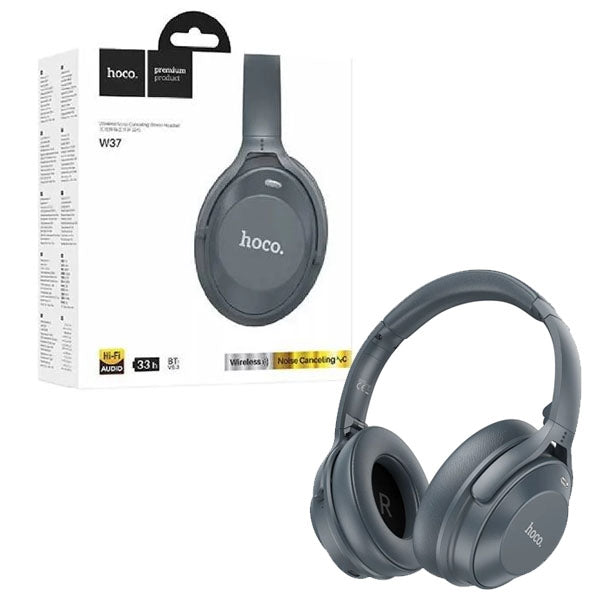 Hoco W37 Sound Active Noise Cancelling BT Headset Smoky Blue