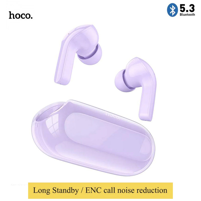 Hoco EW39 Bright TWS Noise Reduction BT Headset Purple