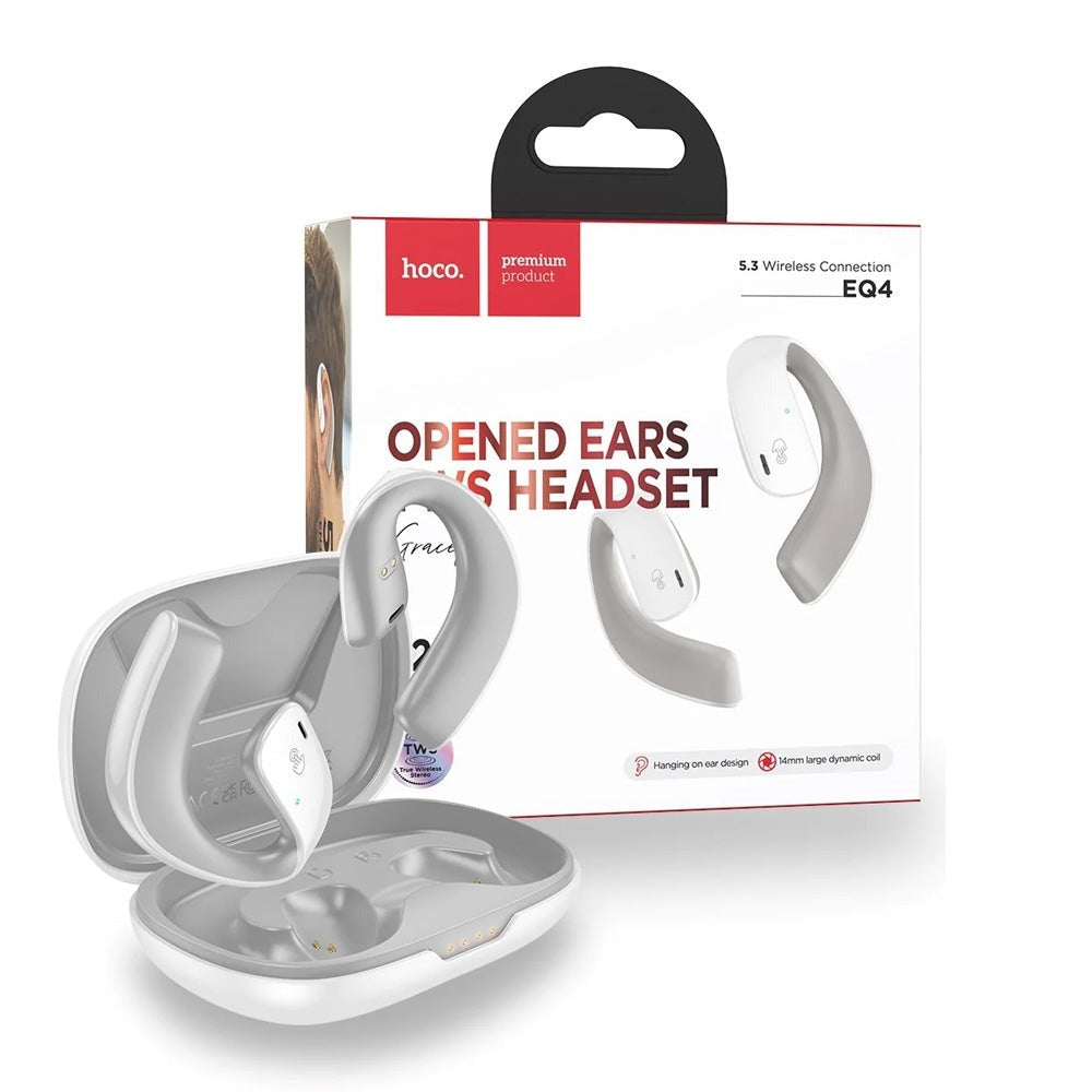 Hoco EQ4 Opened Ears Hanging TWS Headset White