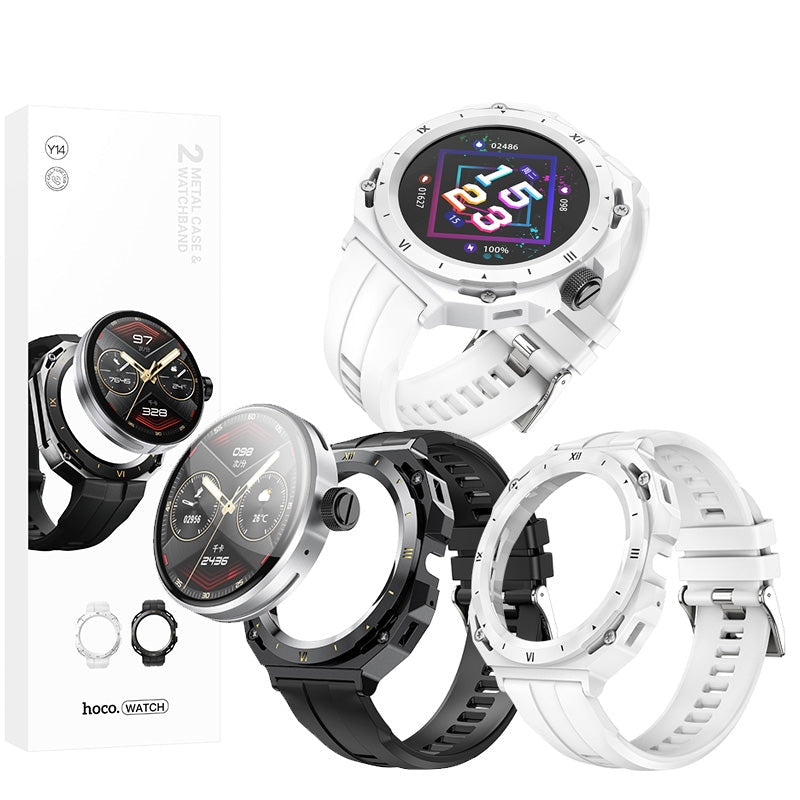 Hoco Y14 Smart Sports Watch With Dual Band Call Version