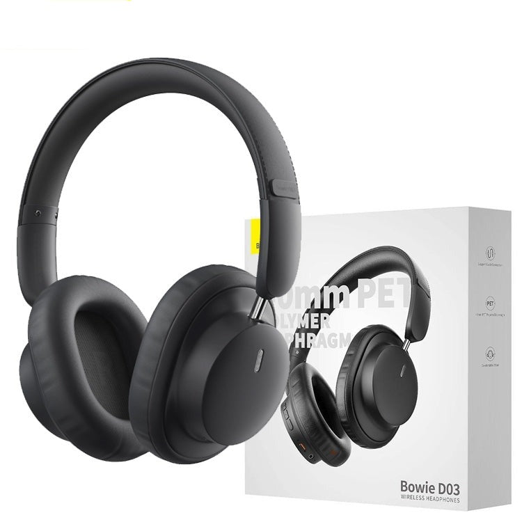 Baseus Bowie D03 Over-Ear High Beats Wireless Headphones Black