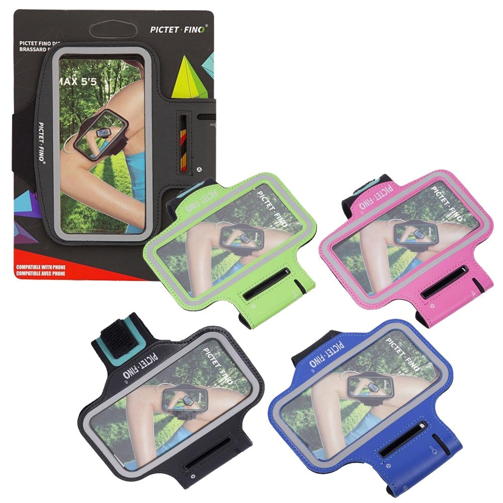 PICTET FINO RH18 Ultra Thin Universal Sport Armband Up to 5.5" Rose-www.firsthelptech.ie