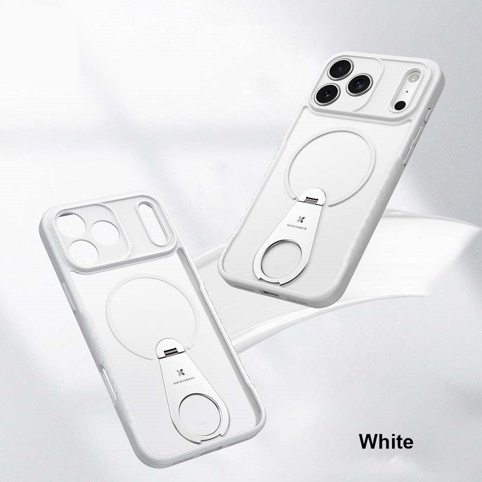 For Apple iPhone 17 Xundo ROTATEMATE Magsafe Ring Case White