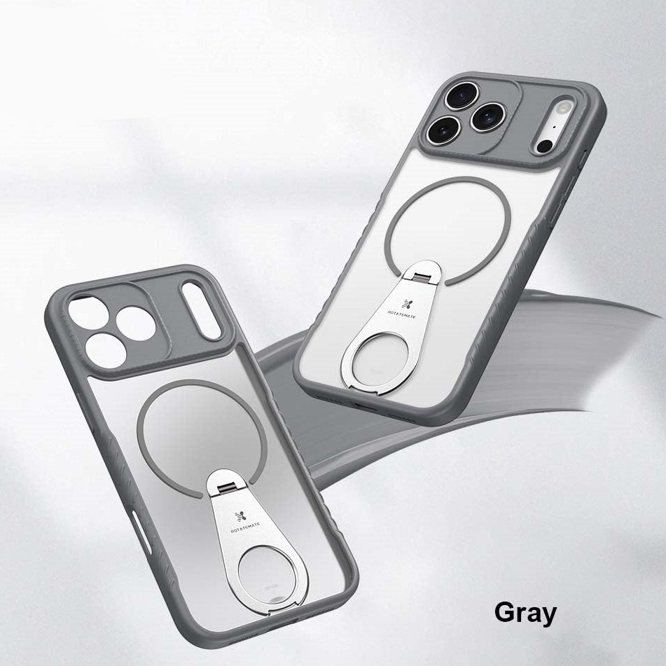 For Apple iPhone 17 Air Xundo ROTATEMATE Magsafe Ring Case Gray