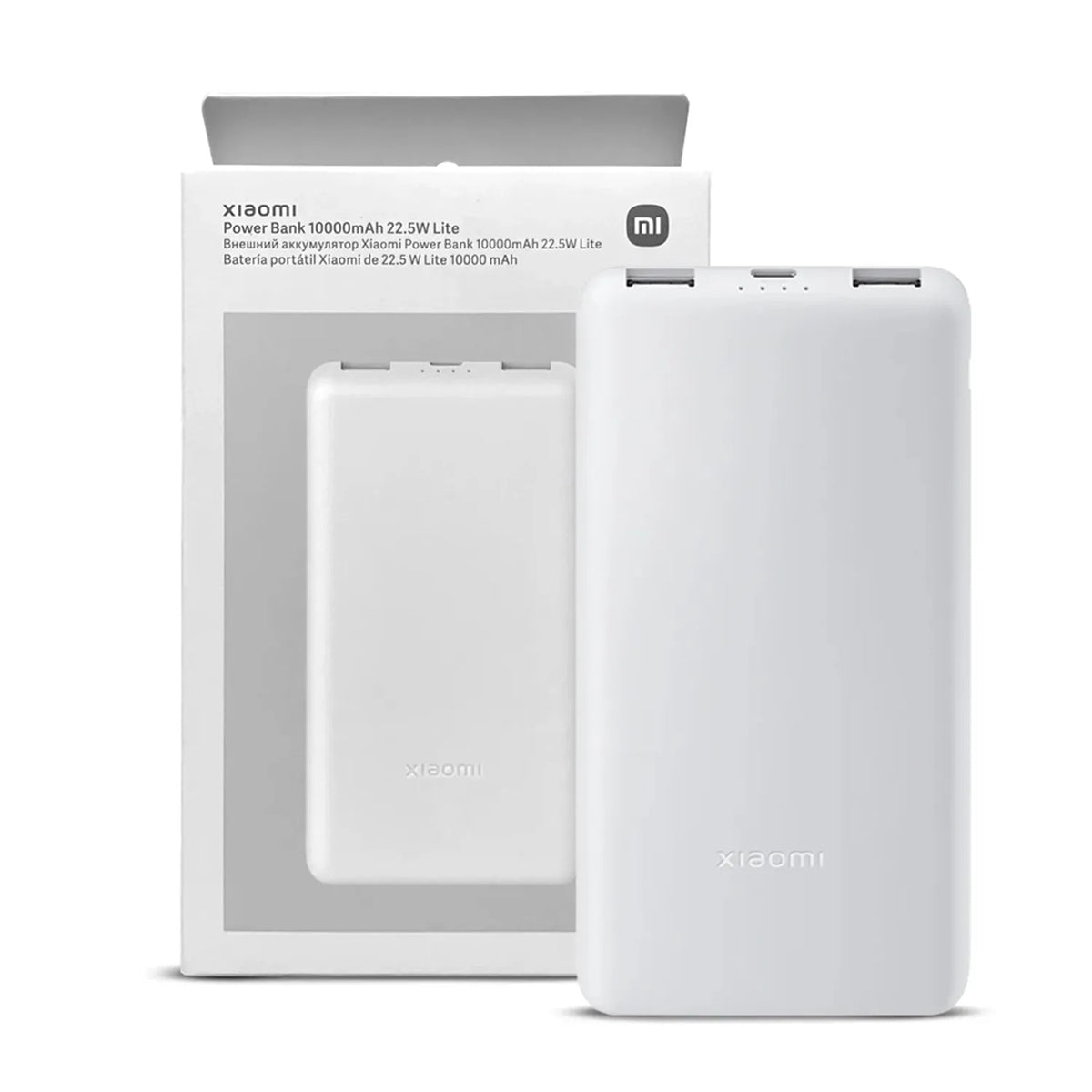 Xiaomi Lite Quick Charge Compact 22.5W Fast Charging Powerbank 10000mAh Gris Claro