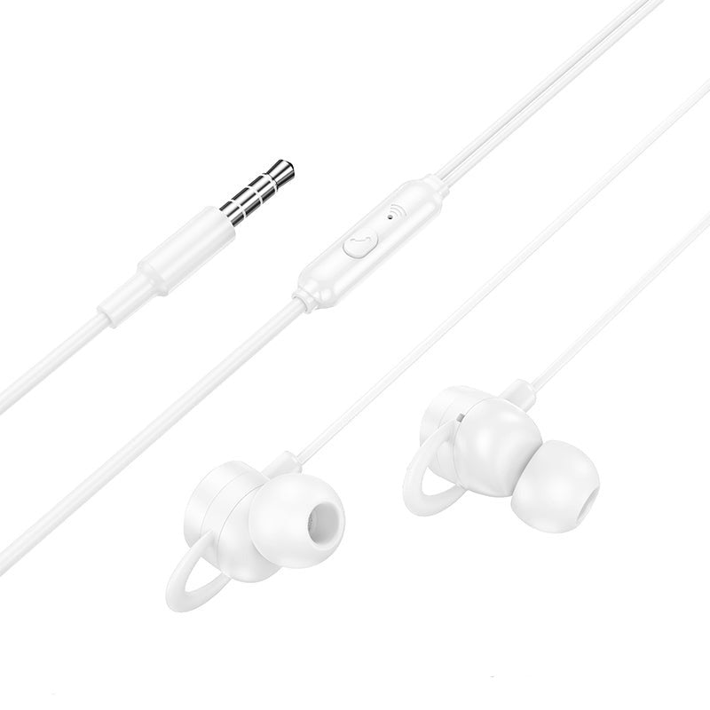 Hoco DM40 Mysterious Perfect Fit Wired HiFi Headphones White
