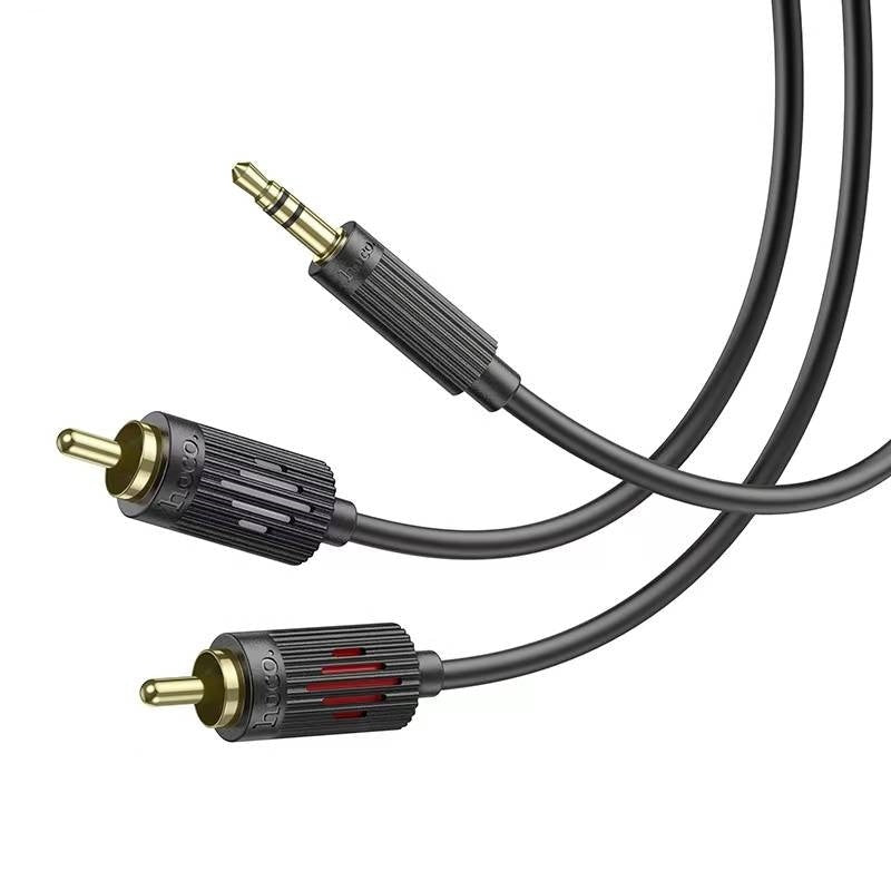 Hoco UPA28 3.5mm to Double Lotus RCA Audio Cable 1.5m