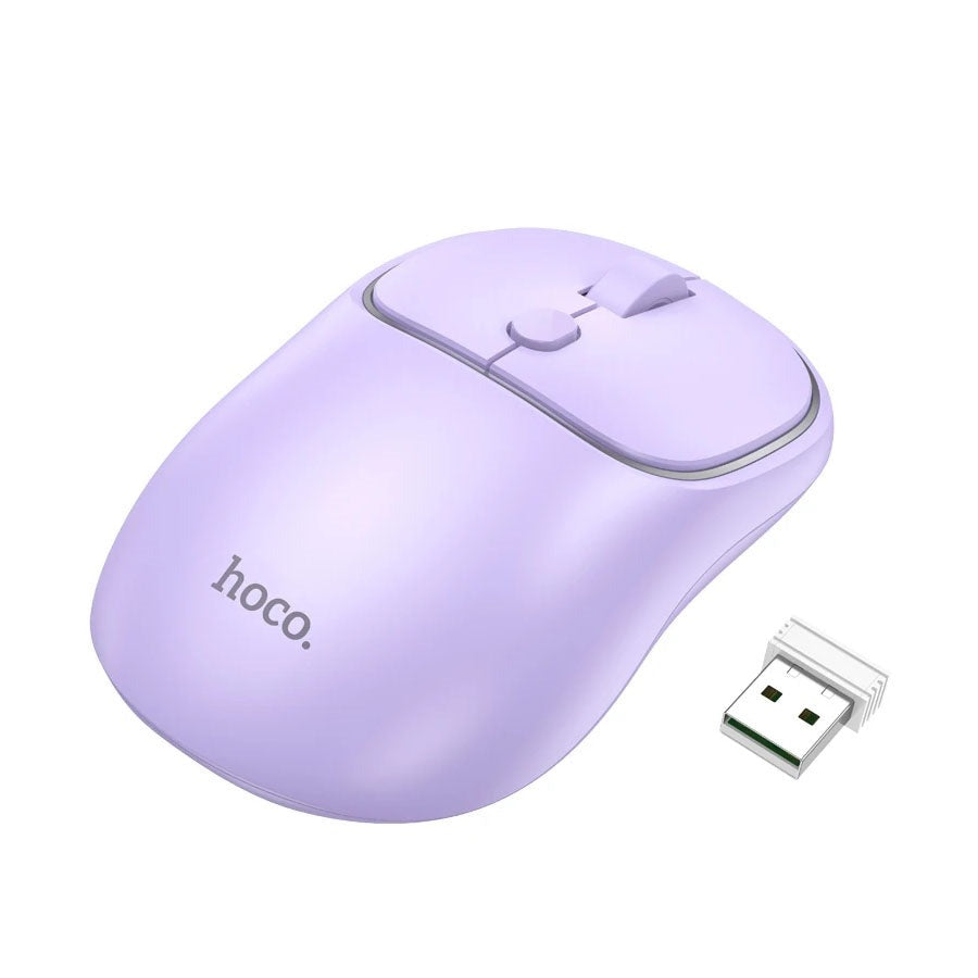 Hoco GM25 Royal Dual-Mode Business Wireless Mouse Romantic Purple