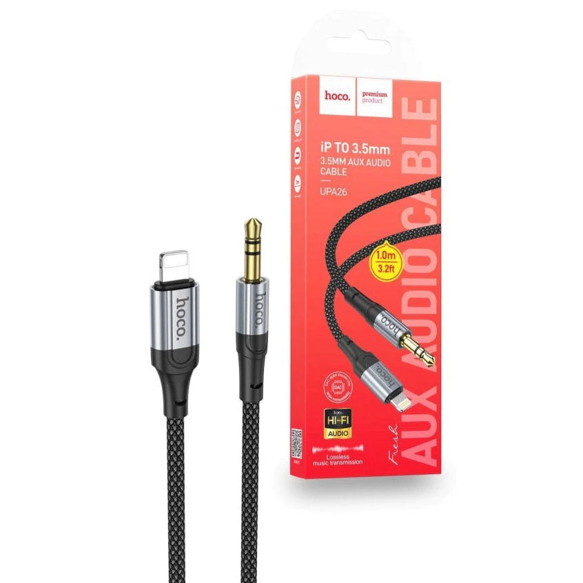 Hoco UPA26 Fresh Lightning to Aux Digital Braided Audio Conversion Cable