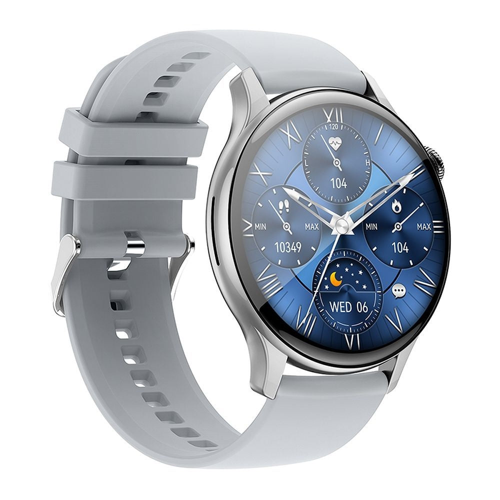 Hoco Y10 Pro AMOLED 1.3 inch Smart Sport Watch Call Version Silver-www.firsthelptech.ie