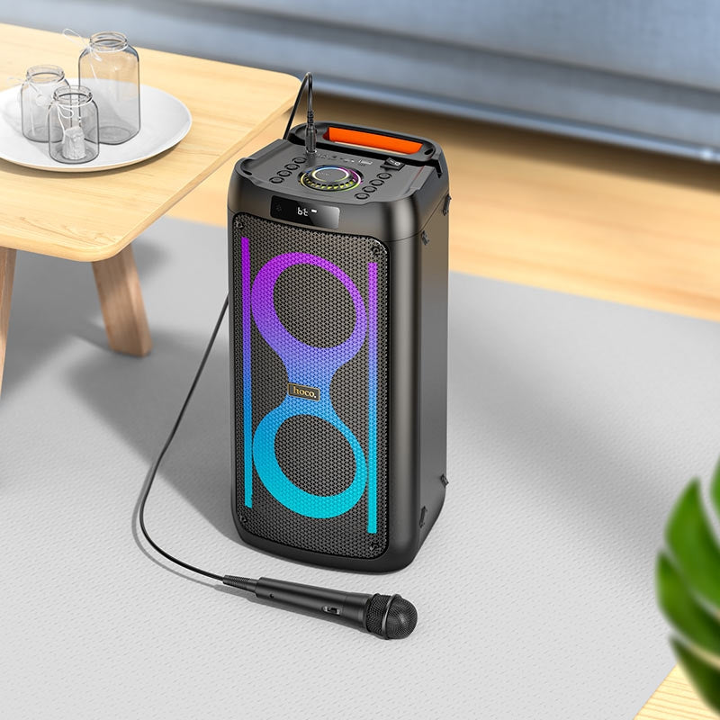 Hoco HA6 Danny Outdoor Karaoke BT Speaker 30W Black