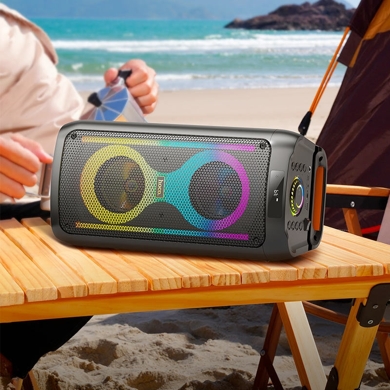 Hoco HA6 Danny Outdoor Karaoke BT Speaker 30W Black