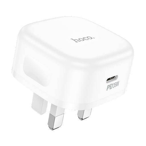 Hoco NK101 35W Single-Port PD Type-C Fast Charger White