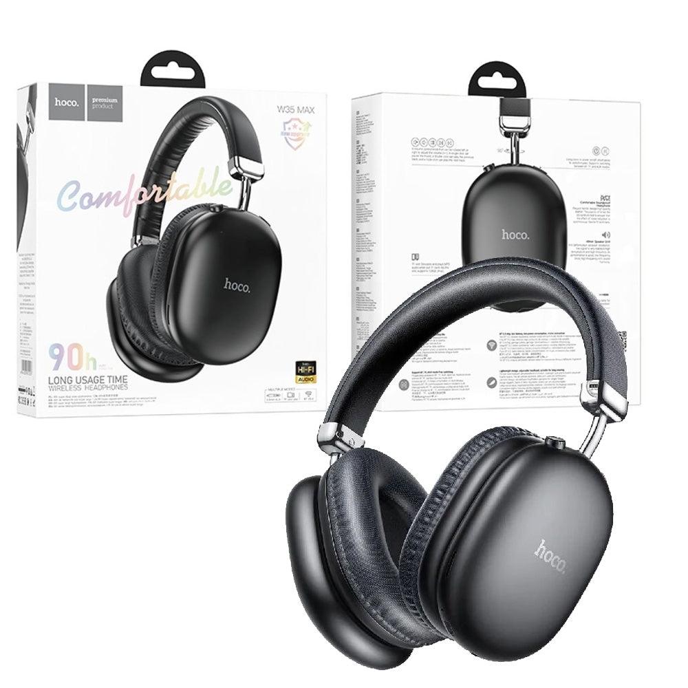 Hoco W35 MAX 90h Wireless BT Built-in MP3 Headphone Black