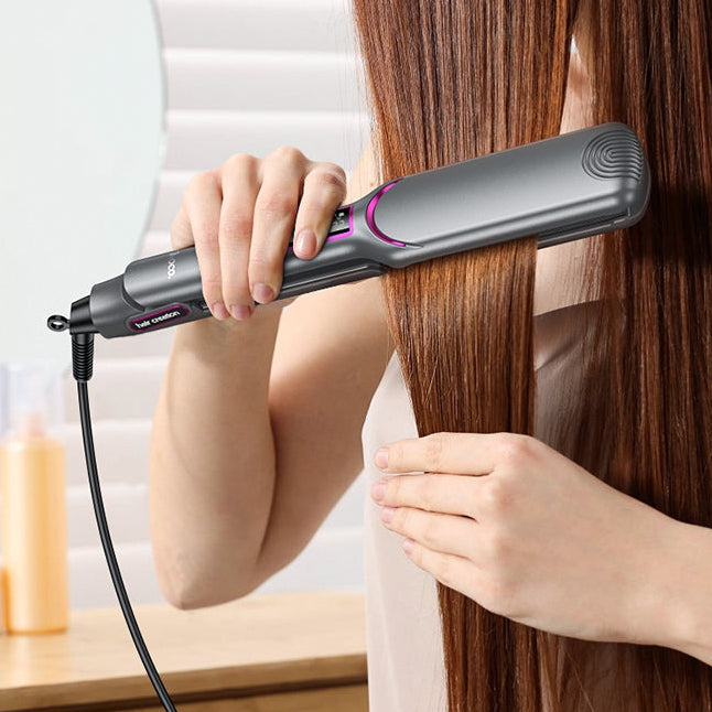 Hoco HP42 Wide Board Hair Straightener With Digital Display EU Gray