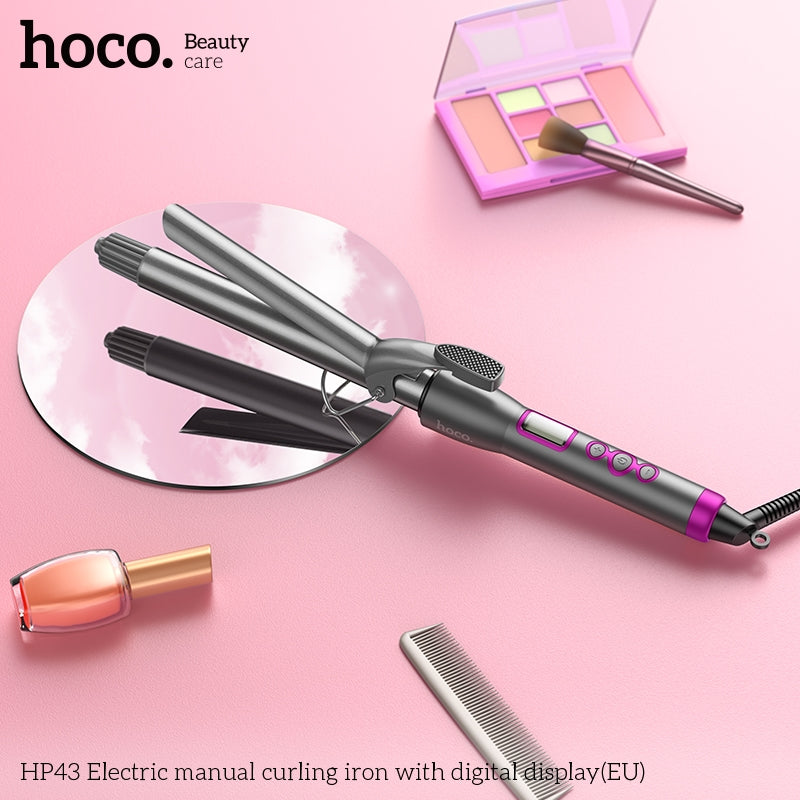 Hoco HP43 Electric Manual Curling Iron With Digital Display EU