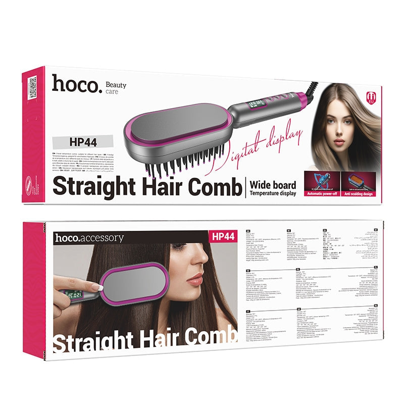 Hoco HP44 Electric Straightening Hair Comb With Digital Display EU
